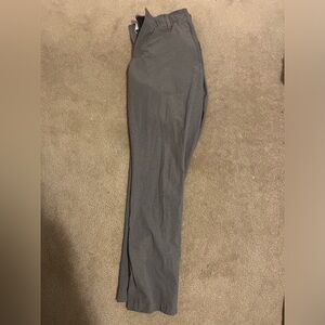 Gray under armour golf pants